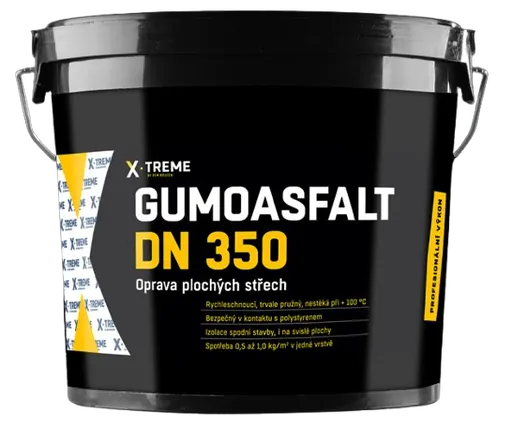 DEN BRAVEN DN 350 - Gumoasfalt cierna 10 kg