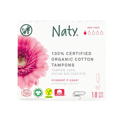 ECO BY NATY Tampóny Mini 18 kusov