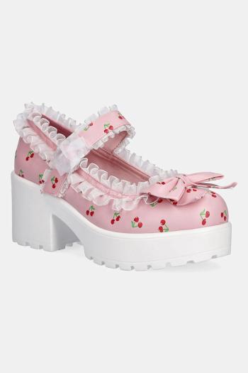 Lodičky Koi Footwear ružová farba, na podpätku, ND68C