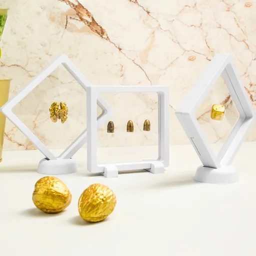 Rámčeky na spomienkové predmety - biele (3 kusy)