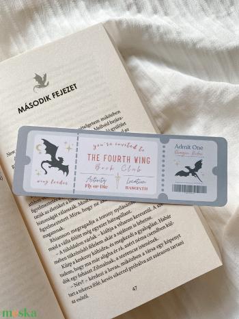 The Fouth Wing Book Club - könyvjelző