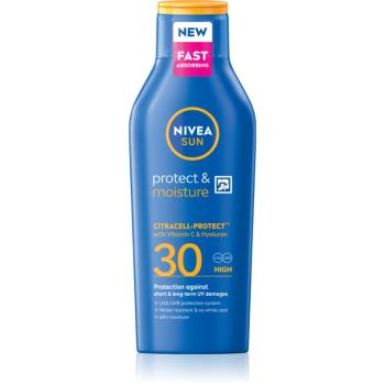 NIVEA SUN Protect & Moisture hydratačné mlieko na opaľovanie SPF 30 400 ml