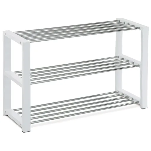 Autronic Botník 3 poschodia, biela, 3 poschodia