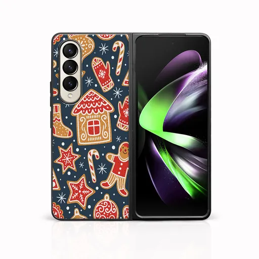 MY ART Kryt s vianočným dizajnom Samsung Galaxy Z Fold4 5G CHRISTMAS (069)