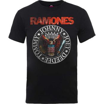 Ramones tričko Vintage Eagle Seal  one_size