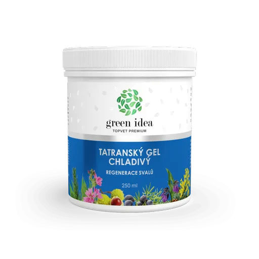 Green Idea Tatranský bylinný gél chladivý, 250 ml