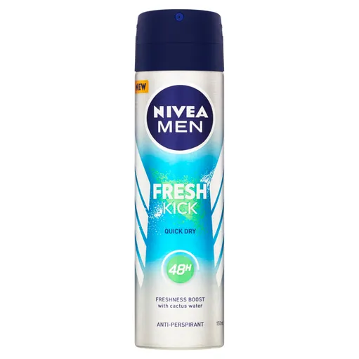 NIVEA Fresh Kick Antiperspirant sprej pre mužov 150 ml