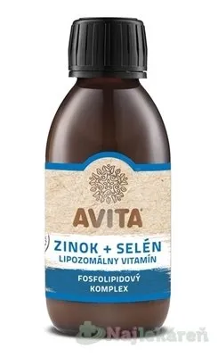 Avita Zinok + Selén Liposomal Plus 200 ml