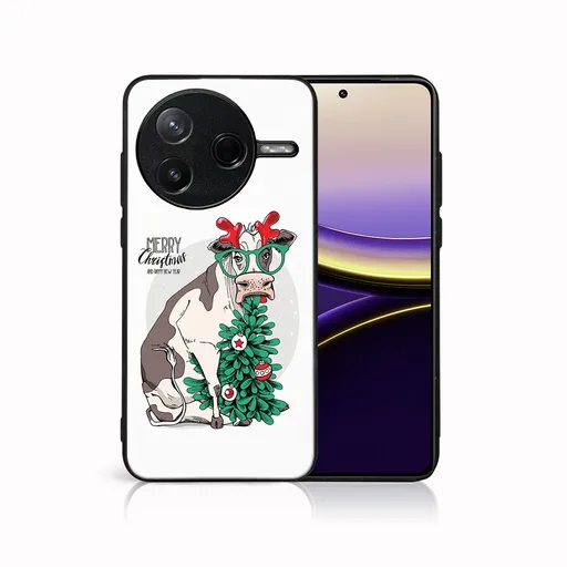 MY ART Kryt s vianočným dizajnom Xiaomi Poco F7 Pro MERRY CHRISTMAS (074)
