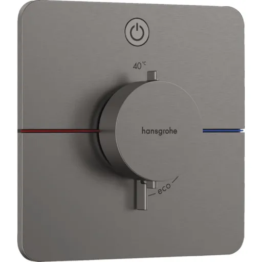 Hansgrohe ShowerSelect Comfort Q sprchová batéria bez podomietkového telesa kartáčovaný čierny chróm 15581340