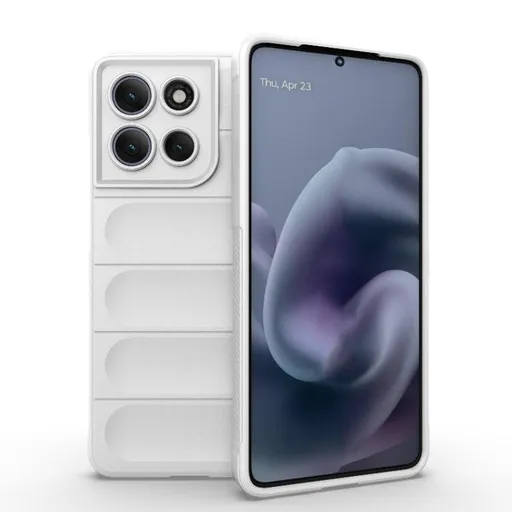 STEPS Ochranný kryt pre Motorola Moto G86 Power 5G biely