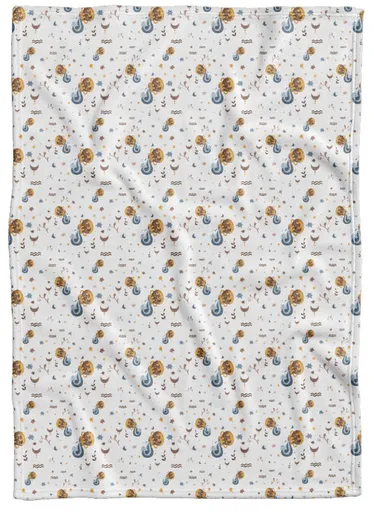 Deka Znamenie watercolor Vodnár (21.1. - 20.2.)  (Podšitie baránkom: NE)