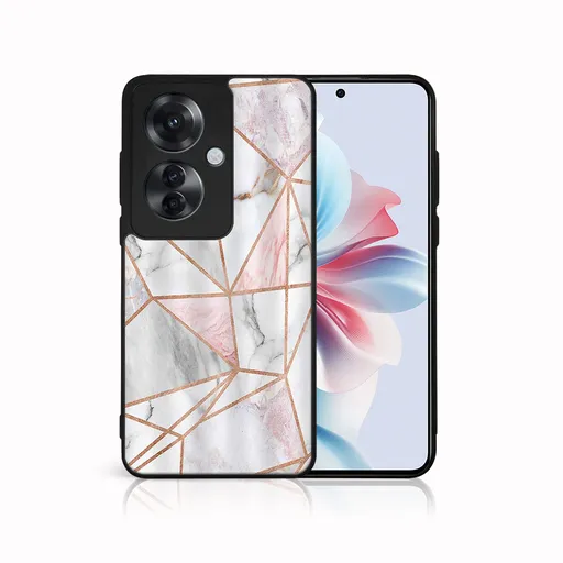 MY ART Ochranný kryt pre Oppo Reno11 F 5G PINK MARBLE (143)