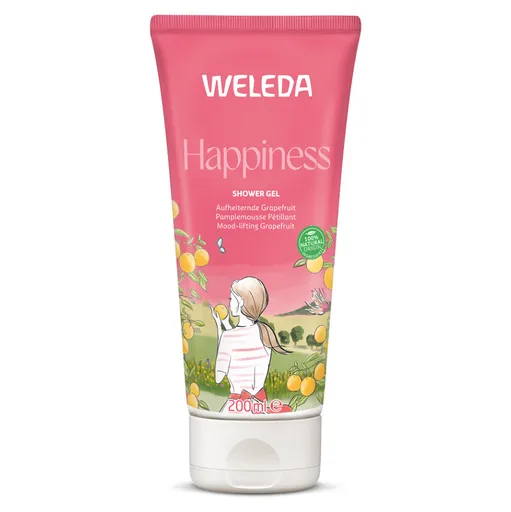 WELEDA Happiness Grepový sprchový gél 200 ml, poškodený obal