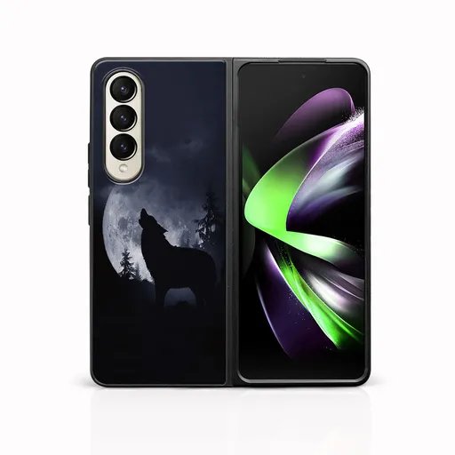 MY ART Ochranný kryt pre Samsung Galaxy Z Fold4 5G WOLF (247)