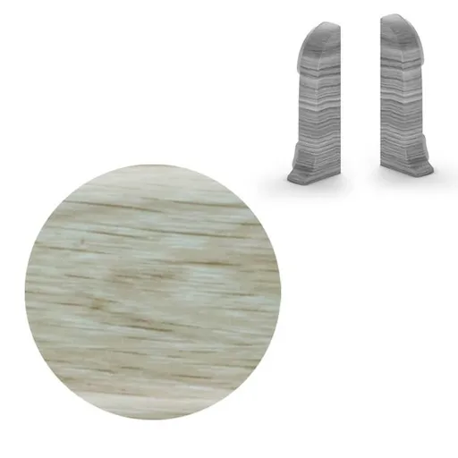 Koncovka k soklu Naturel dub pieskový , PVC dĺžka 0,5 cm, výška hrany 56 mm, NATNGTKF0