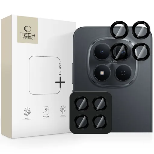 TECH-PROTECT CAMRING FIT+ Sklo na fotoaparát Xiaomi Redmi Note 15 Pro 5G / Redmi Note 15 Pro+ 5G / POCO M8 Pro 5G