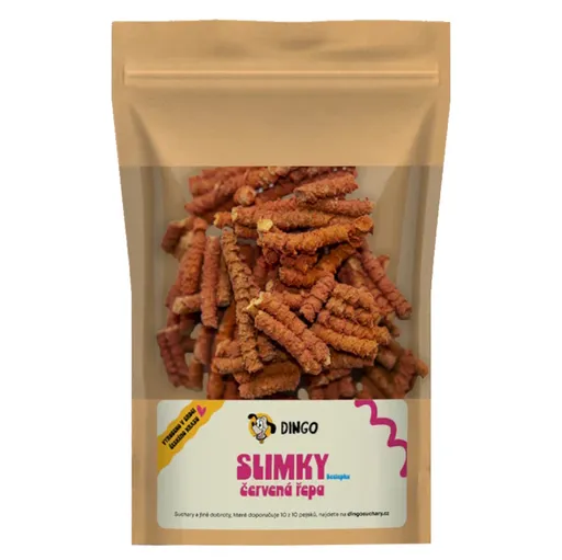 DINGO Slimky s červenou repou bezlepkové 250 g