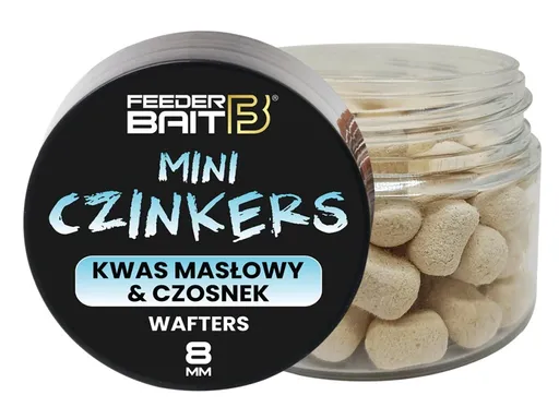 Feederbait wafters mini czinkers 6x8 mm - cesnak/butyric acid