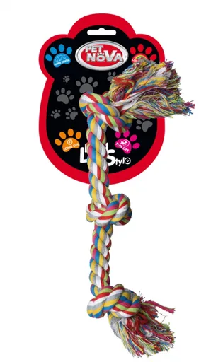 Pet Nova ROPE-3KNOT-51cm bavlnená hračka pre psy