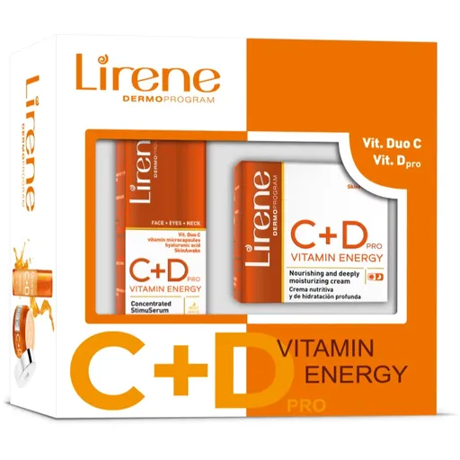 Lirene C+D PRO Vitamin Energy darčeková sada pre všetky typy pleti pre ženy