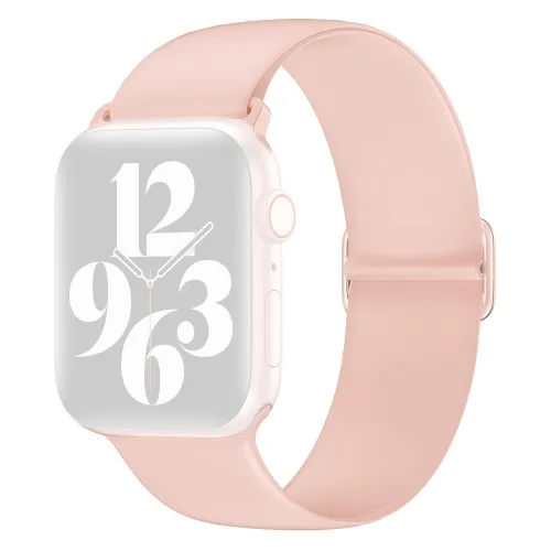 ELASTIC Remienok Apple Watch Ultra 1 / 2 / 3 (49mm) / 9 / 8 / 7 (45mm) / 6 / SE / 5 / 4 (44mm) / 3 / 2 / 1 (42mm) ružový