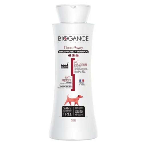 BIOGANCE Fleas away dog antiparazitný šampón 250 ml