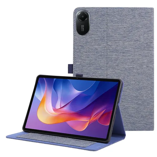 FABRIC Zaklápací kryt pre Xiaomi Redmi Pad 2 modrý