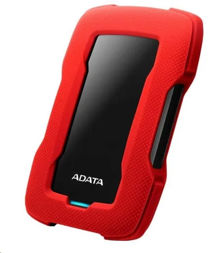ADATA Externý HDD 1TB 2,5" USB 3.1 HD330, RED COLOR BOX, červený (gumový, nárazu odolný)