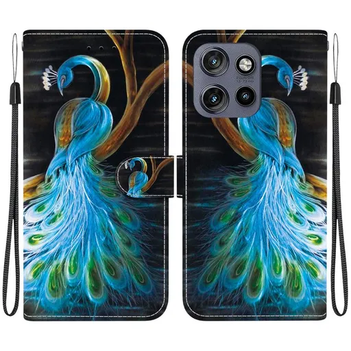 ART Peňaženkový kryt pre Motorola Edge 60 Neo / 50 Neo / ThinkPhone 25 PEACOCK
