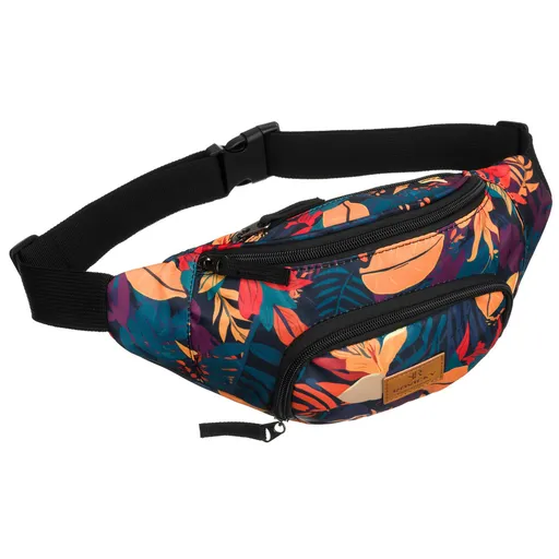 Dámska ľadvinka z polyesteru s rastlinným vzorom – Rovicky