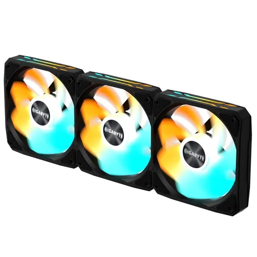 GIGABYTE ventilátor EZ CHAIN RVS FAN 3-PACK, 3x120mm, čierna