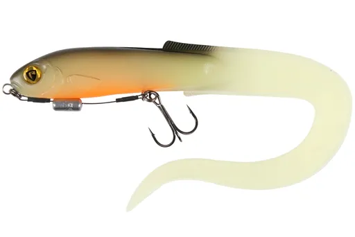 Fox rage gumová nástraha slick eel loaded uv hot olive - 21 cm 25 g #2