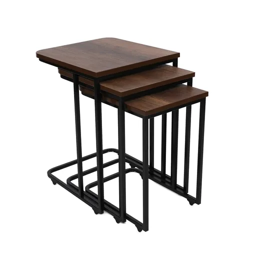 Odkladací stolík Ce Metal Zigon, 3 ks