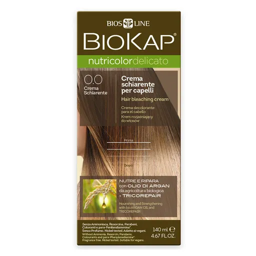 BIOKAP Farba na vlasy 0.0 Zosvetľovač 140 ml