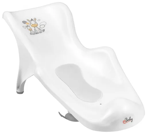 MALTEX Lehátko do vane s protišmykovou podložkou Zebra - White