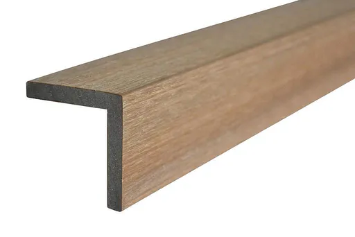 Ukončovacia lišta WPC UNVOC COEX hnedá D002 50 × 50 × 2000 mm