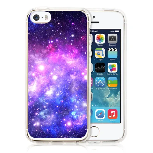PROTEMIO MY ART kryt Apple iPhone 5 / 5S / SE GALAXY (015)