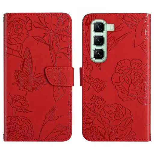 ART BLOSSOM Peňaženkový obal pre Infinix Hot 50 Pro červený