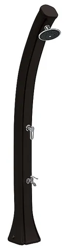 Hanscraft Solárna sprcha HAPPY XL s oplachom nôh (čierna)