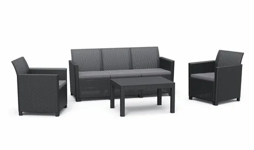 KETER Záhradný set CLARA 5 big table | grafit