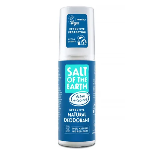 SALT OF THE EARTH Prírodný minerálny dezodorant sprej Ocean & Coconut 100 ml