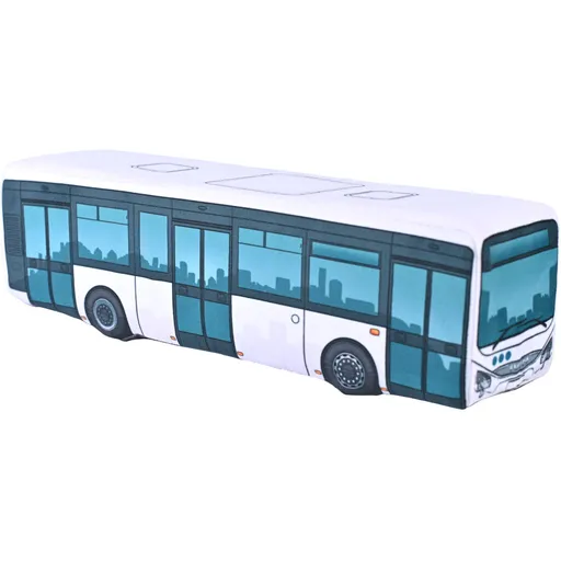 Plyšový autobus - modern (Farba autobusu: Biela)