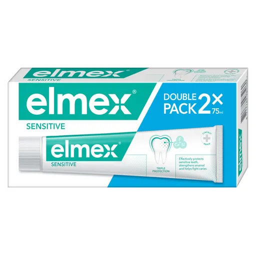 ELMEX Sensitive Zubná pasta na citlivé zuby 2 x 75 ml
