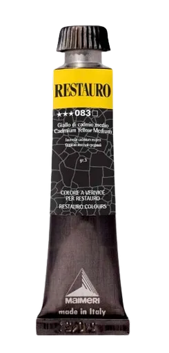 MAIMERI RESTAURO - Reštauračné farby 083 - cadmium yellow medium, 20 ml