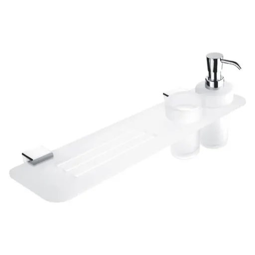 Nimco Kibo polička vrátane poháre chróm KIX3505831W26