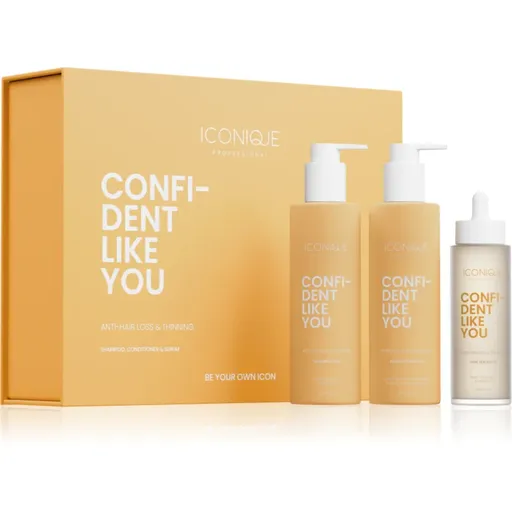 ICONIQUE Professional CONFIDENT LIKE YOU Anti-Hair Loss & Thinning Set sada proti vypadávaniu vlasov