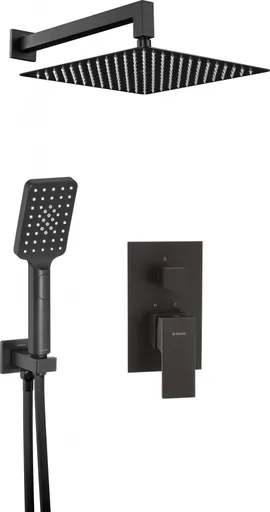 DEANTE DEANTE - Anemon čierna - Sprchový set pod omietku NAC_N9MP