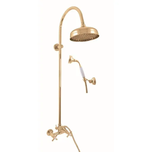 RAV SLEZÁK Morava sprchový systém s kohútikovou batériou zlatá mk181.5/3z MK181.53Z