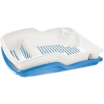 Tontarelli Odkvapávač na riad BRIO s táckou modrý (8075341A7Q)